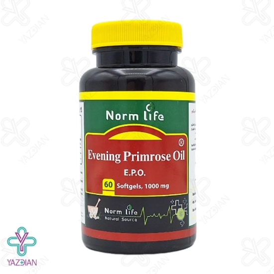 کپسول روغن گل مغربی 1000 (پرایم رز) نورم لایف - 60 عددی	