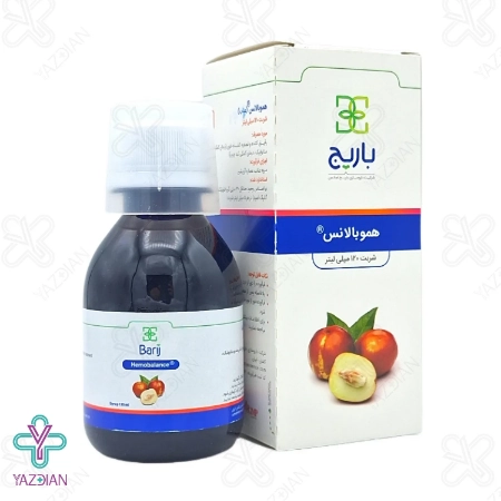 شربت هموبالانس عناب باریج اسانس - 120 میلی لیتر	