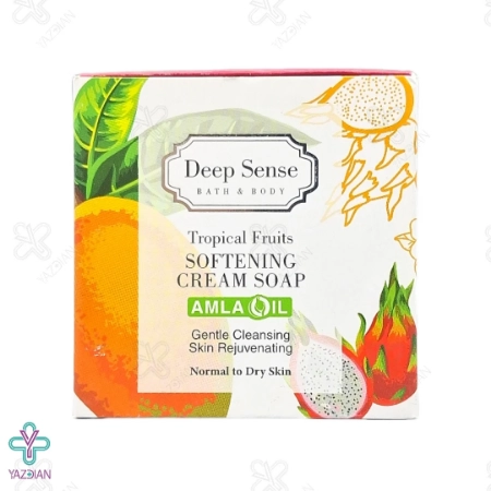 صابون کرمی نرم کننده تروپیکال فروت دیپ سنس مناسب پوست خشک و معمولی - 75 گرم	