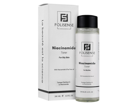 تونر نیاسینامید پوست چرب فولی سنس - 200 میلی لیتر