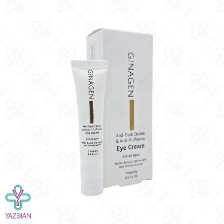 کرم دور چشم ضد تیرگی و پف ژیناژن - 15 میلی لیتر	
