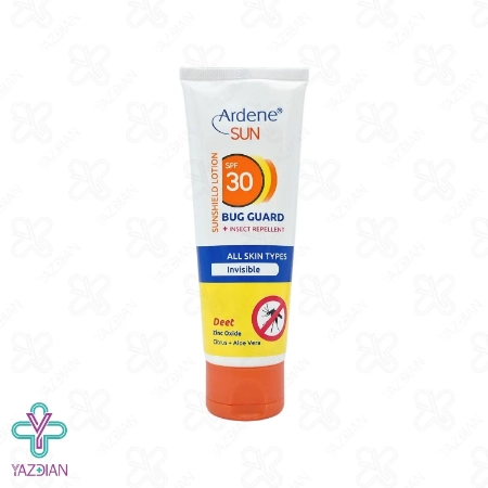 لوسیون ضد آفتاب دافع حشرات SPF30 آردن – بی رنگ	