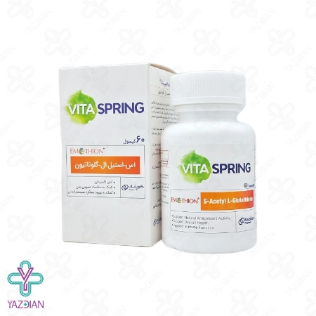 کپسول اس استیل ال گلوتاتیون وایتا اسپرینگ کوشان فارمد - 60 عددی	