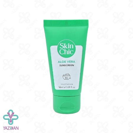 کرم ضد آفتاب مرطوب کننده SPF50 اسکین شیک – بی رنگ