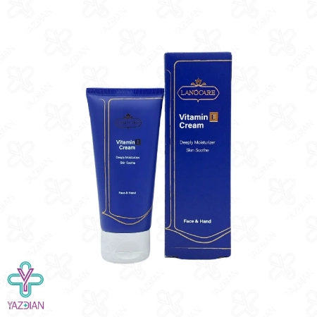 کرم مرطوب کننده دست و صورت حاوی ویتامین ای لانوکر - 50 میلی لیتر	