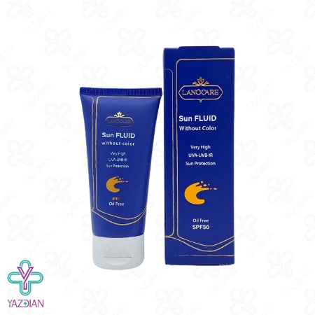 فلوئید ضد آفتاب SPF50 فاقد چربی لانوکر – بی رنگ	