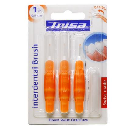 مسواک بین دندانی 8/0 میلی متر نارنجی تریزا