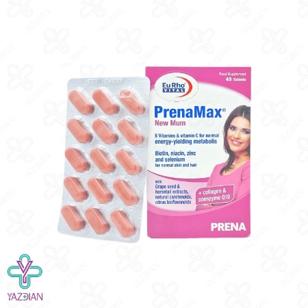 قرص مولتی پریناتال پرینامکس یوروویتال - 45 عددی	