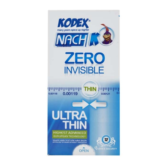 کاندوم خیلی نازک و نامرئی کدکس - 12 عددی