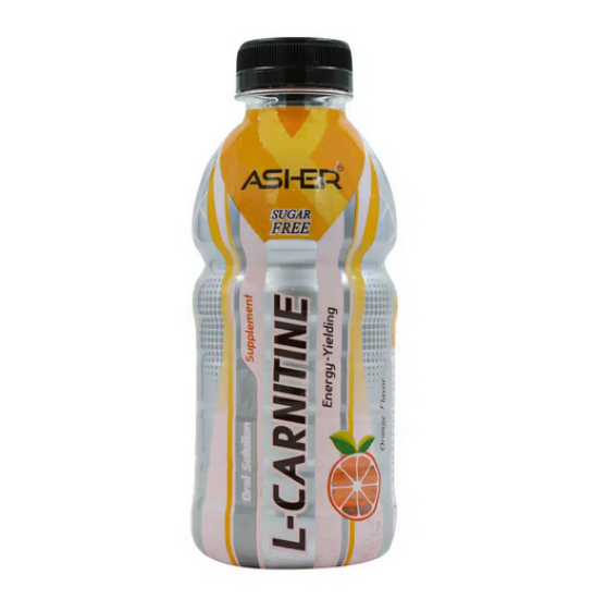 محلول خوراکی ال کارنیتین 1000 ویتامین ث آشر - 500 میلی لیتر
