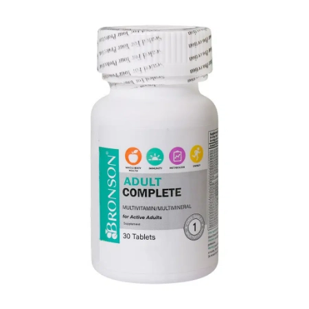 تصویر  قرص مولتی ویتامین مینرال آدالت کامپلیت برانسون - 30 عددی