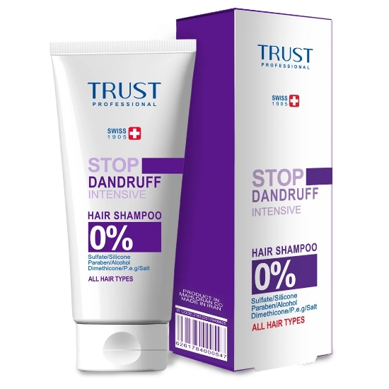 تصویر  شامپو ضد شوره تراست مناسب انواع مو جهت شوره های چرب. سخت و مقاوم - 200 میلی لیتر