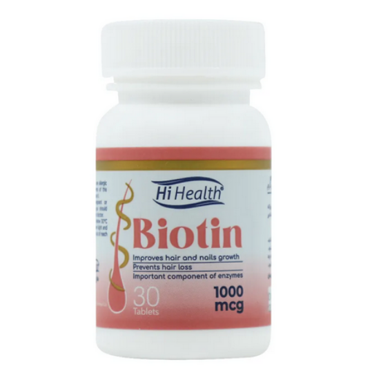 قرص بیوتین 1000 میکروگرم های هلث - 30 عددی