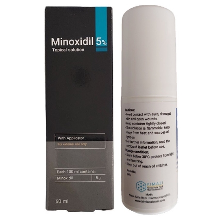 تصویر  محلول ماینوکسیدیل 5 درصد کیمیا کالا رازی - 60 میلی لیتر
