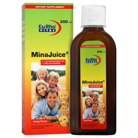 تصویر  شربت تقویت کننده میناجویس یوروویتال - 30 میلی لیتر