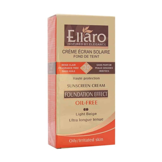 تصویر  کرم ضد آفتاب فاقد چربی SPF 30 الارو - بژ روشن