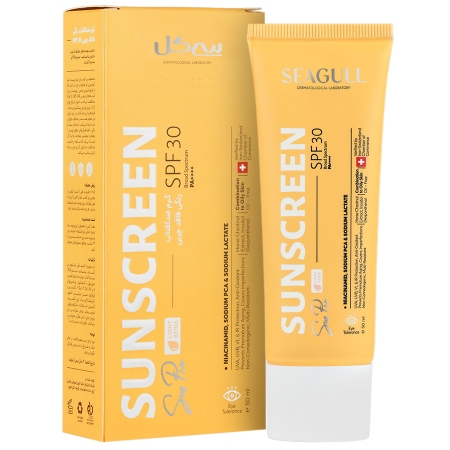 تصویر  کرم ضد آفتاب فاقد چربی SPF 30 سی گل  - رنگی