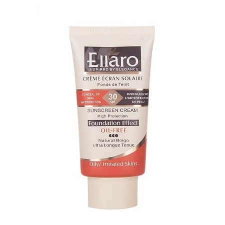 تصویر  کرم ضد آفتاب فاقد چربی SPF 30 الارو - بژ طبیعی