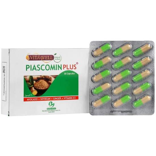 تصویر  کپسول گیاهی مفاصل پیاسکومین پلاس ویتاول - 30 عددی