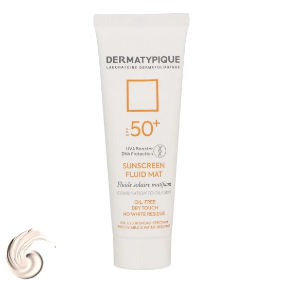 فلوئید ضد آفتاب SPF50 پوست چرب و آکنه ای درماتیپیک - بی رنگ