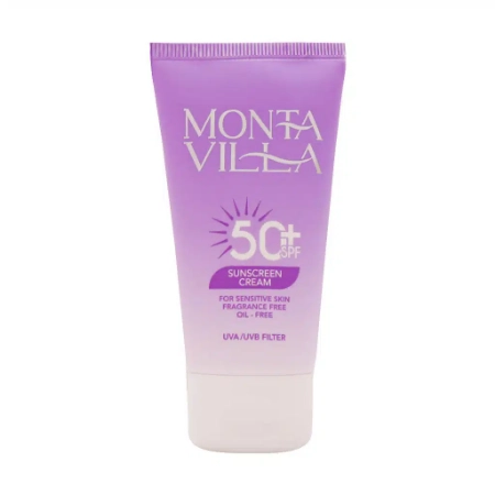 تصویر  کرم ضد آفتاب SPF50 فاقد چربی مونتا ویلا - بی رنگ