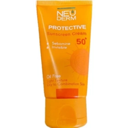 تصویر  کرم ضد آفتاب SPF 50 فاقد چربی نئودرم - بی رنگ
