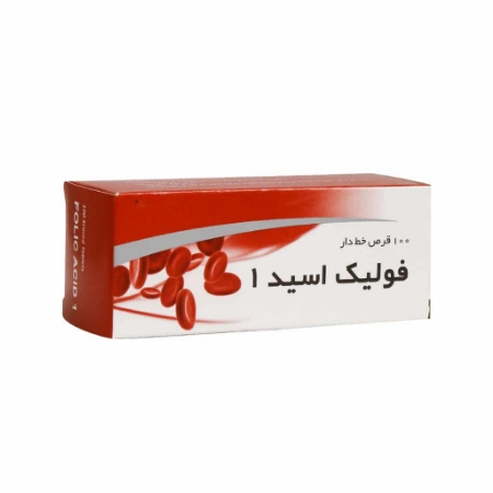 تصویر  قرص فولیک اسید 1 میلی گرم شهر دارو - 100 عددی