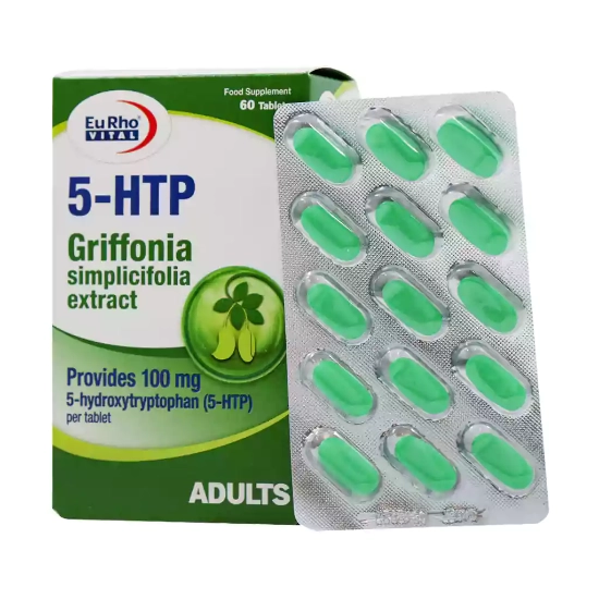 تصویر  قرص 5 اچ تی پی 100 میلی گرم یوروویتال - 60 عددی