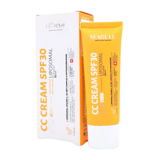 تصویر  سی سی کرم SPF30 پوست چرب و مختلط سی گل - بژ طبیعی