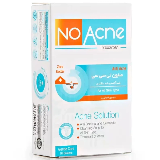 تصویر  صابون ضد جوش تی سی سی TCC  نو آکنه - 100 گرم
