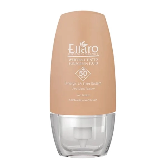 تصویر  فلوئید ضد آفتاب SPF50 پوست چرب الارو - رنگی