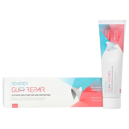 تصویر  خمیر دندان کامل محافظ لثه دندان های حساس مدل Gum Repair سنسیدکس - 100 گرم