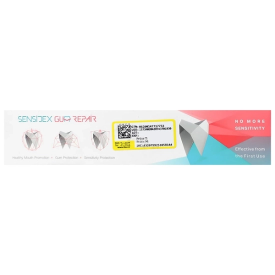تصویر  خمیر دندان کامل محافظ لثه دندان های حساس مدل Gum Repair سنسیدکس - 100 گرم