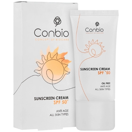 تصویر  کرم ضد آفتاب SPF50 انواع پوست کانبیو - بی رنگ