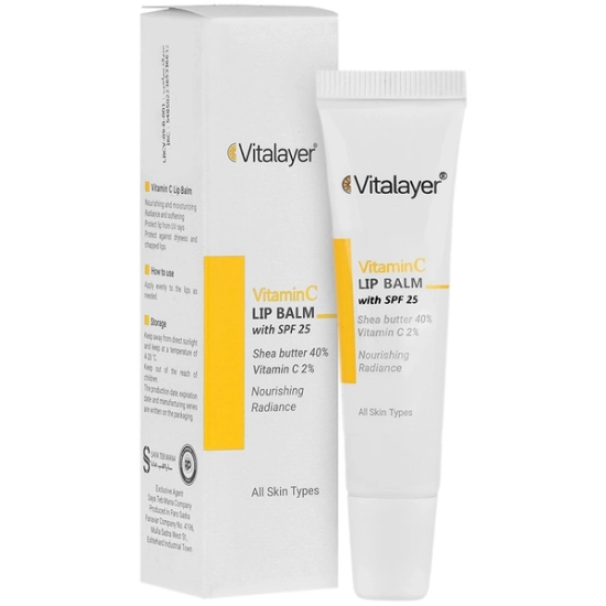 تصویر  بالم لب ویتامین ث SPF25 ویتالیر - 15 میلی لیتر