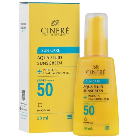 تصویر  فلوئید ضد آفتاب SPF50 پوست چرب سینره - بی رنگ