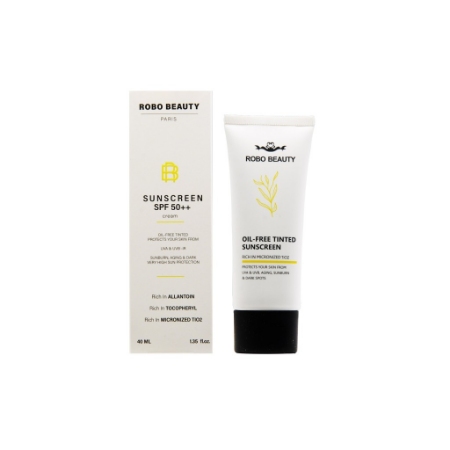 تصویر  کرم ضد آفتاب SPF50 پوست چرب ربو بیوتی - رنگی