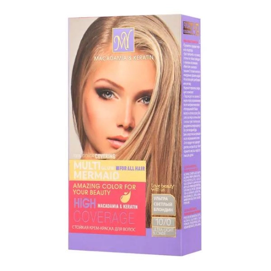 تصویر  کیت رنگ مو شماره 10 بلوند خیلی روشن light blonde مای - 50 میلی لیتر