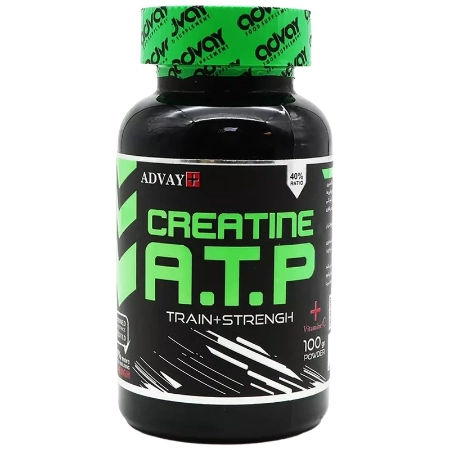 تصویر  پودر کراتین ای تی پی (ATP) طعم پرتقال ادوای - 100 گرم