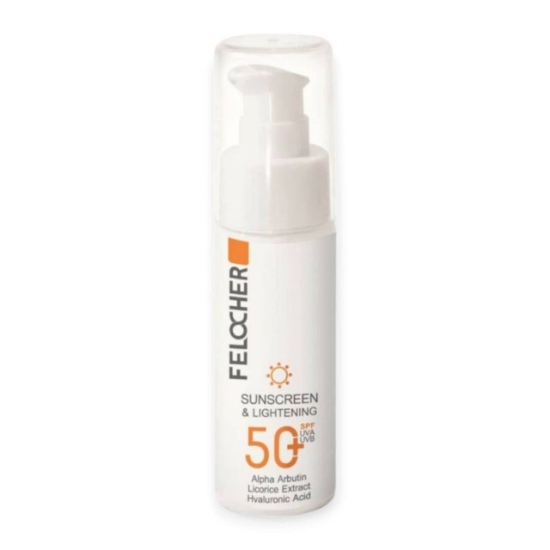 تصویر  کرم ضد آفتاب و روشن کننده SPF50 انواع پوست فلوچر - بی رنگ