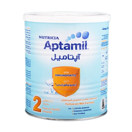 تصویر  شیرخشک آپتامیل 2 ( 6 تا 12ماهگی ) - 400 گرم