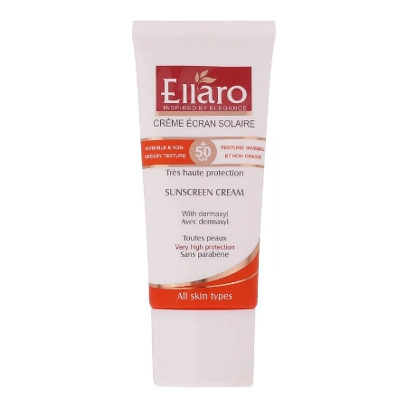 تصویر  کرم ضد آفتاب و ضد چروک الارو SPF 50  - بی رنگ