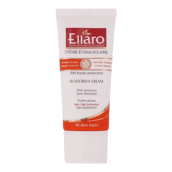تصویر  کرم ضد آفتاب و ضد چروک الارو SPF 50  - بی رنگ