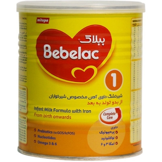 تصویر  شیرخشک ببلاک 1 (بدو تولد تا 6 ماهگی) - 400 گرم