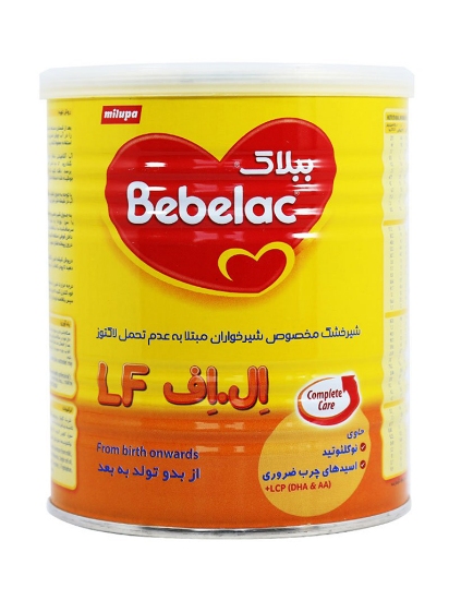 تصویر  شیرخشک ببلاک ال اف LF ( از بدو تولد ) - 400 گرم