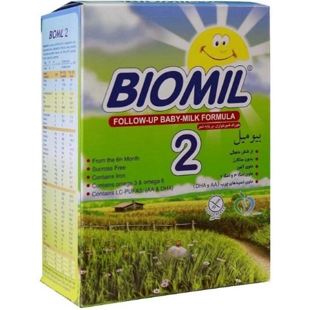 تصویر  شیرخشک بیومیل 2 پاکتی (6 تا12 ماهگی) - 300 گرم