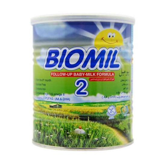 تصویر  شیرخشک بیومیل 2 قوطی ( 6 ماه تا 12ماهگی ) - 400 گرم