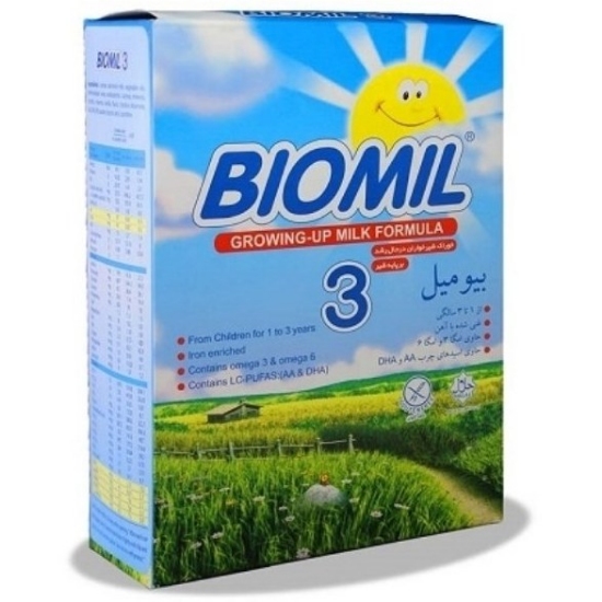 تصویر  شیرخشک بیومیل 3 پاکتی (یک سال به بالا ) - 300گرم