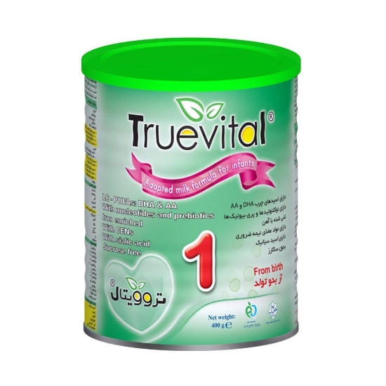 تصویر  شیرخشک تروویتال 1 (بدو تولد تا 6 ماهگی) - 400 گرم