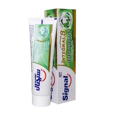 تصویر  خمیر دندان خوشبوکننده سیگنال مدل Integral 8 Fresh Natural - حجم 75 میلی لیتر